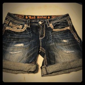 Rock revival jean shorts NWOT
